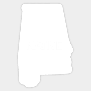 Alabama Native AL Sticker